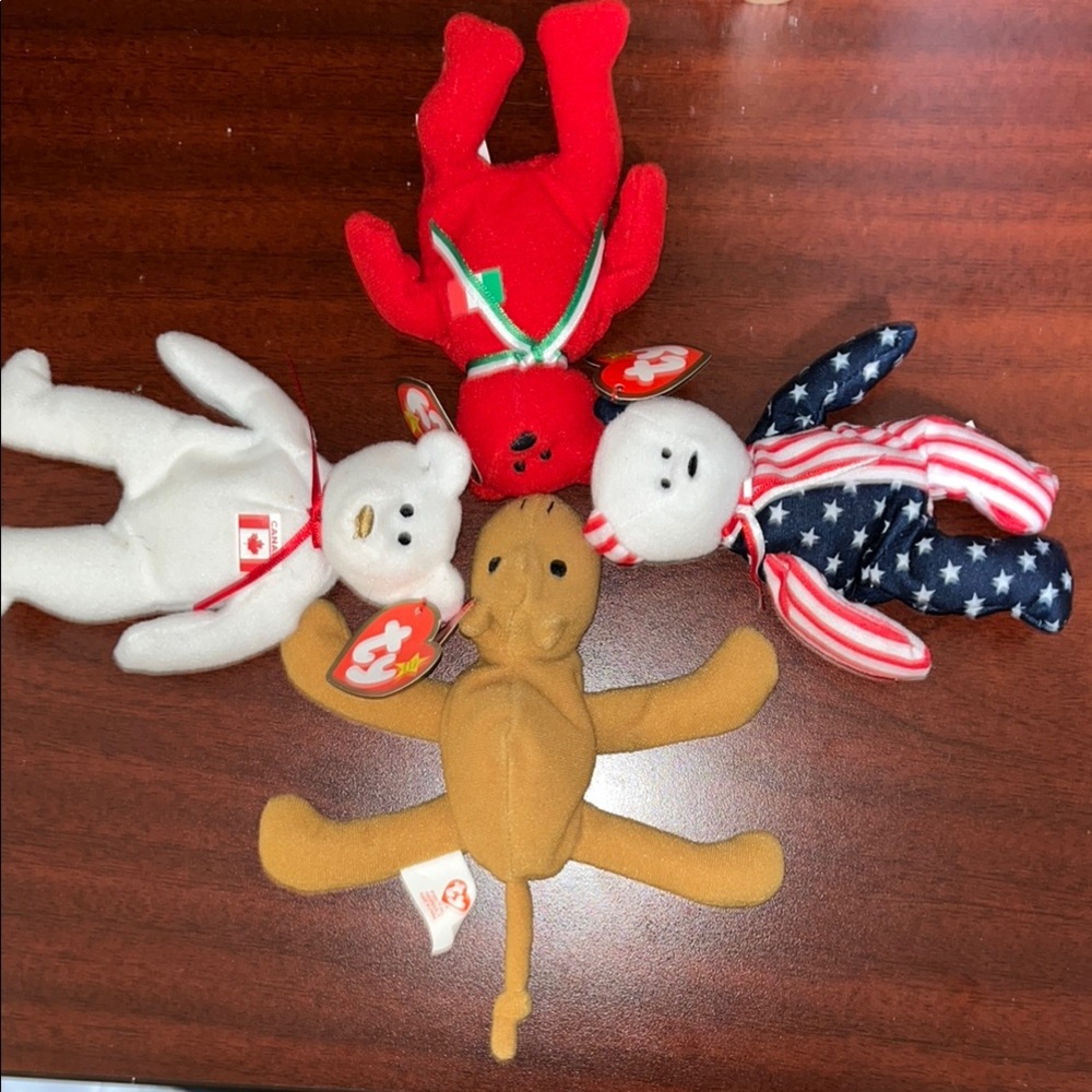 Ty Teenie Beanie Babies 90s McDonald’s, The Dog golden retriever 2004